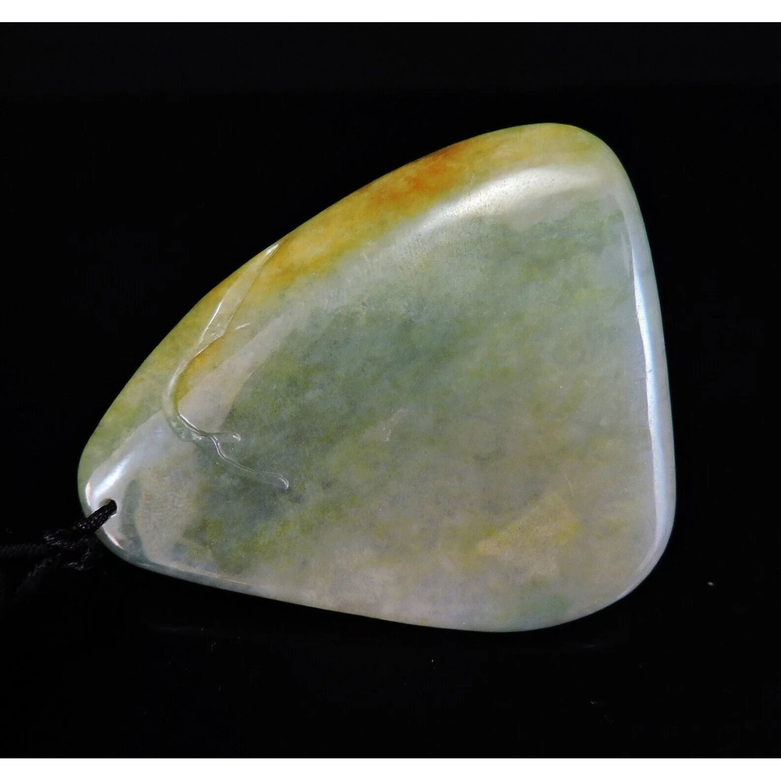 Certified Natural Hand-Carved A Jadeite Jade Pendant Necklace Dragon - Image 7