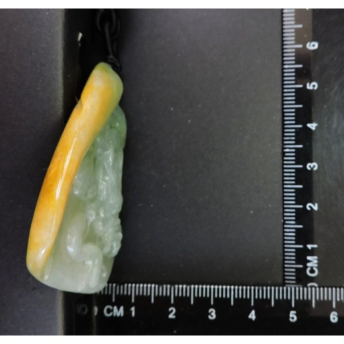 Certified Natural Hand-Carved A Jadeite Jade Pendant Necklace Dragon - Image 9