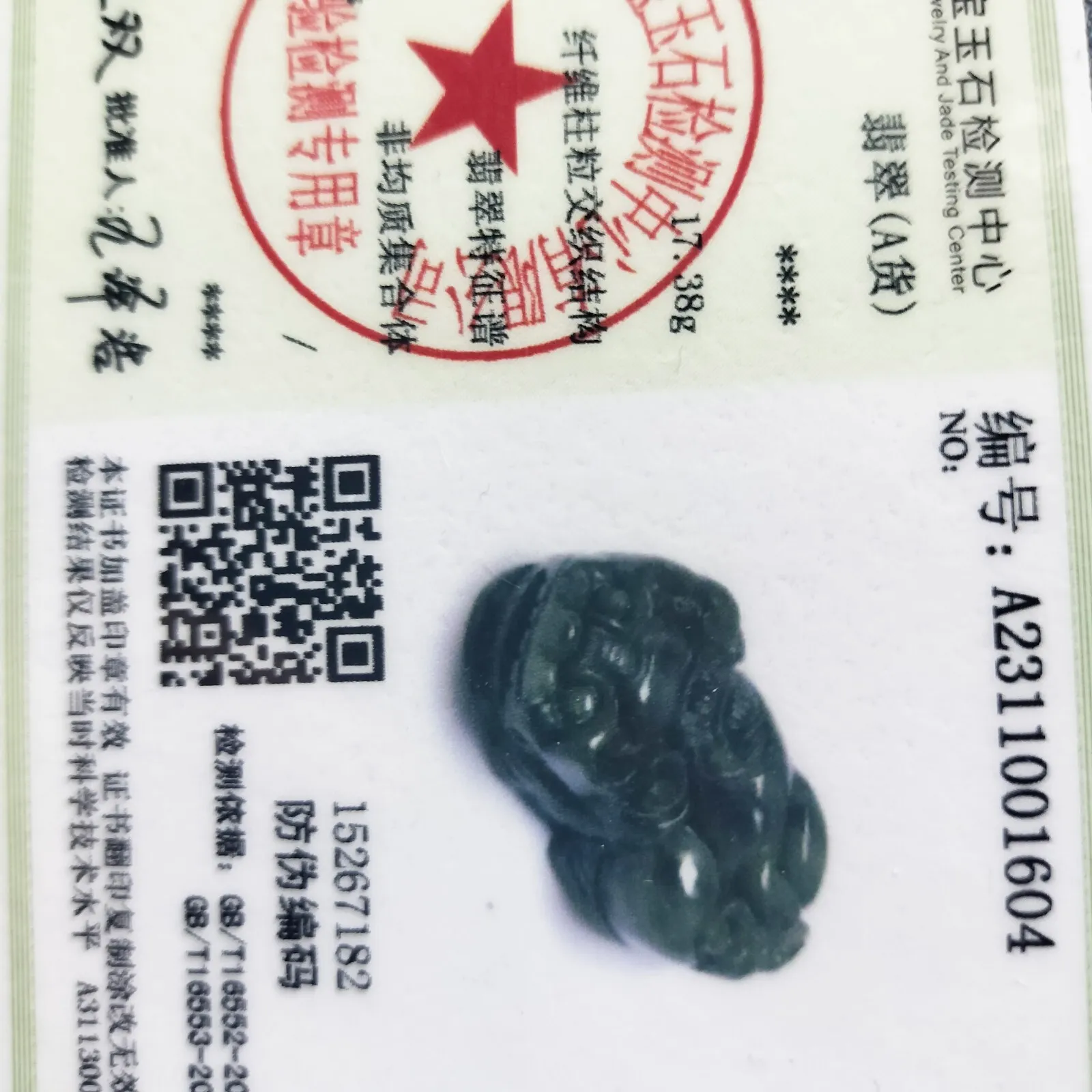Certified Oily Green Natural Type A Jadeite Carved Dragon Pi Xiu Coin Pendant - Image 10