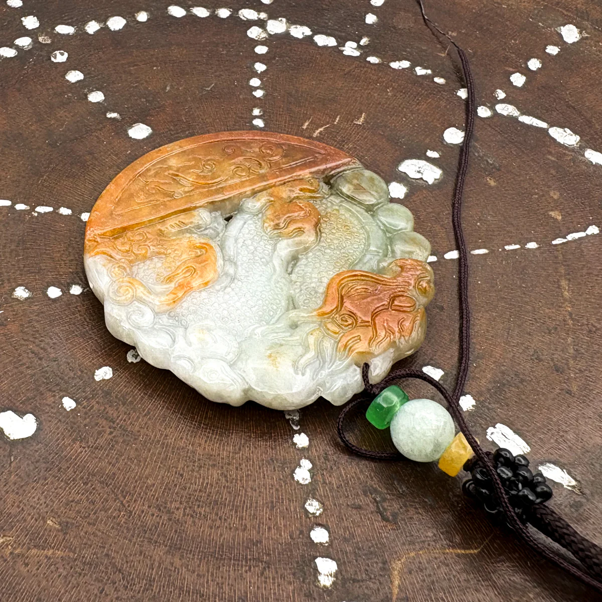 Certified Red Burma Natural A Jade Jadeite Pendant Dragon Mouse Rat Necklace - Image 11