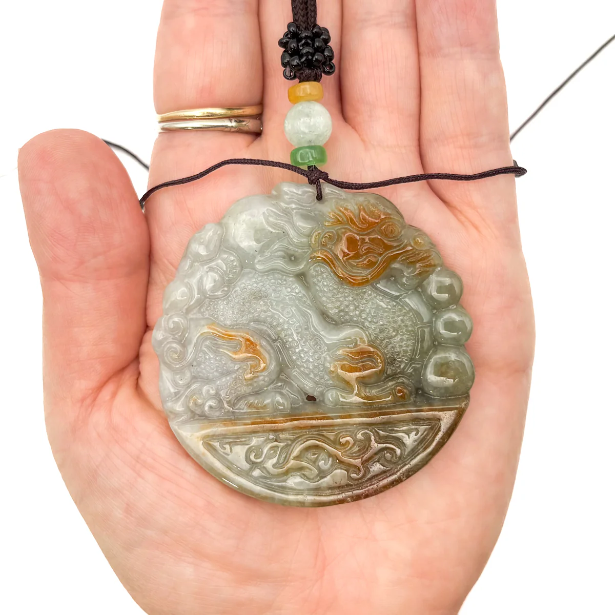 Certified Red Burma Natural A Jade Jadeite Pendant Dragon Mouse Rat Necklace - Image 13