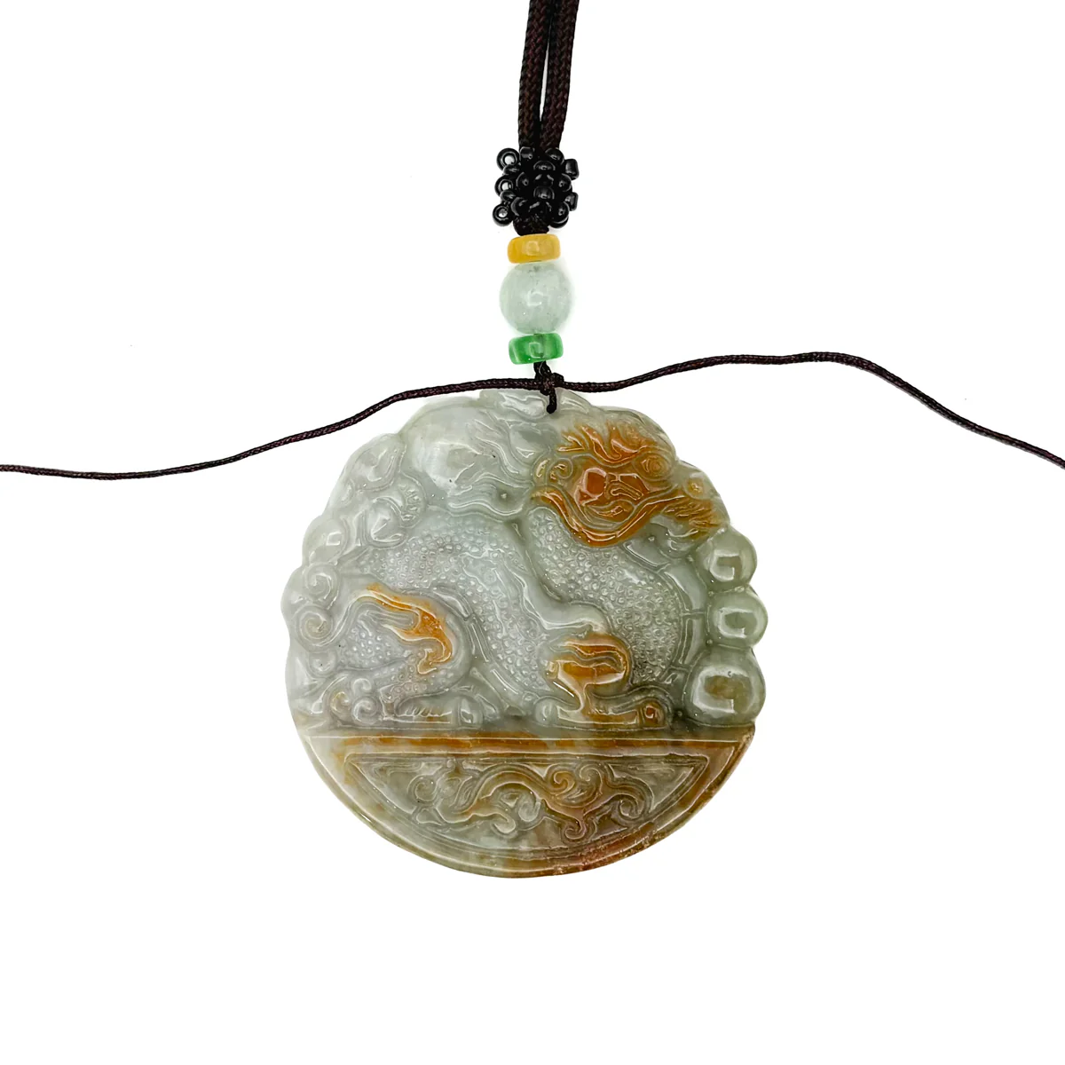 Certified Red Burma Natural A Jade Jadeite Pendant Dragon Mouse Rat Necklace - Image 4