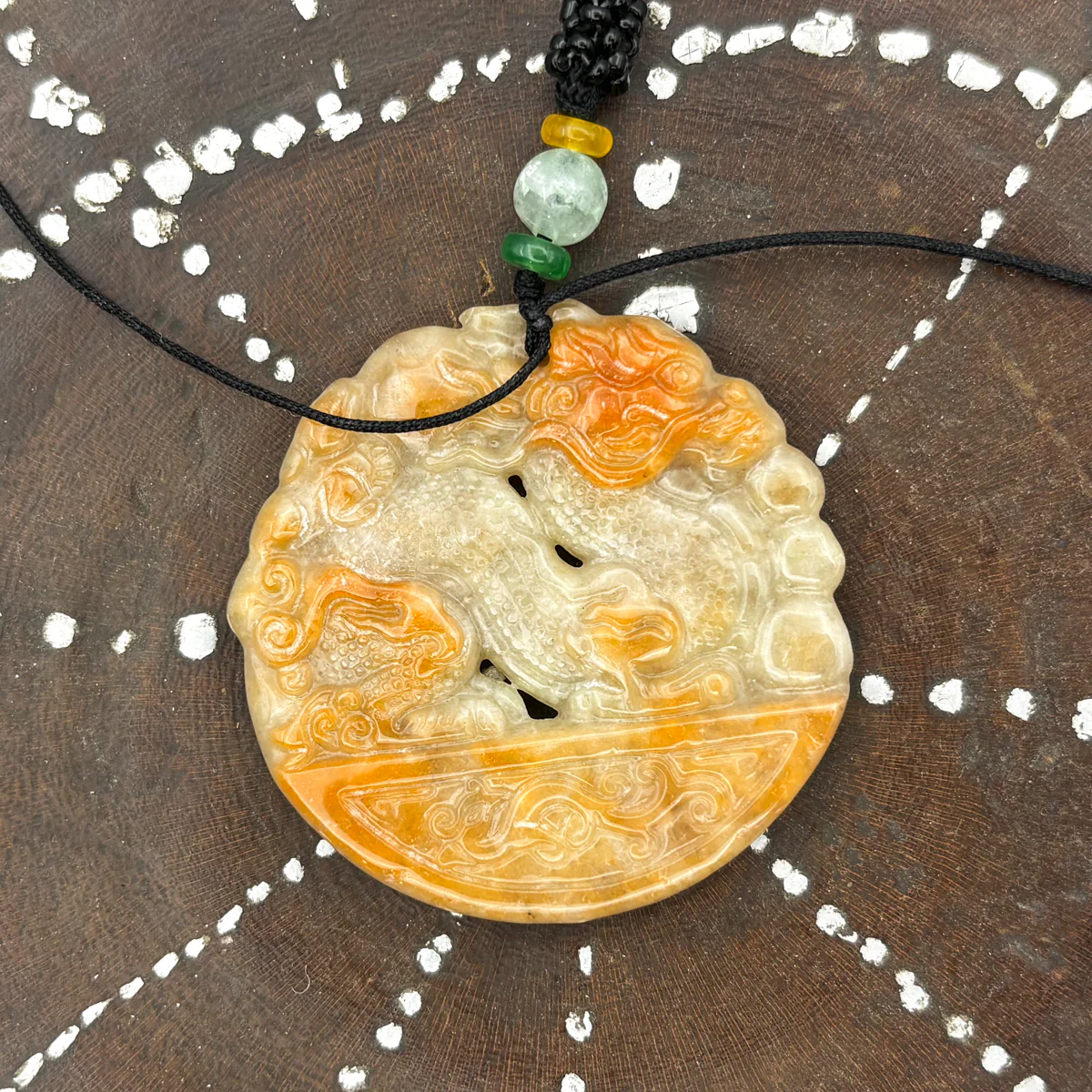 Certified Red Burma Natural A Jade Jadeite Pendant Dragon Mouse Rat - Image 2