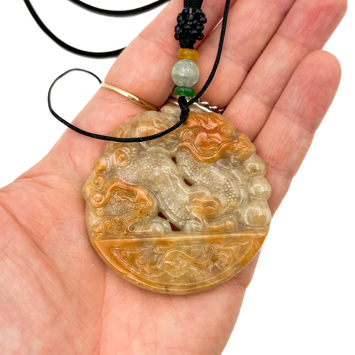 Certified Red Burma Natural A Jade Jadeite Pendant Dragon Mouse Rat - Image 8
