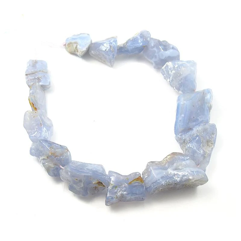 Graduated Chalcedony Chunk Strand - Image 4