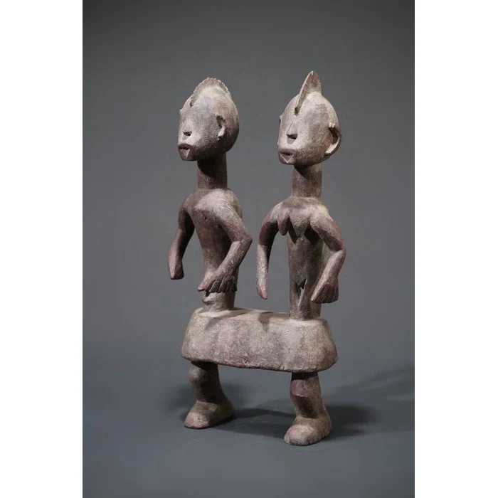 Chamba Couple Sculpture, Nigeria #981 - Image 2