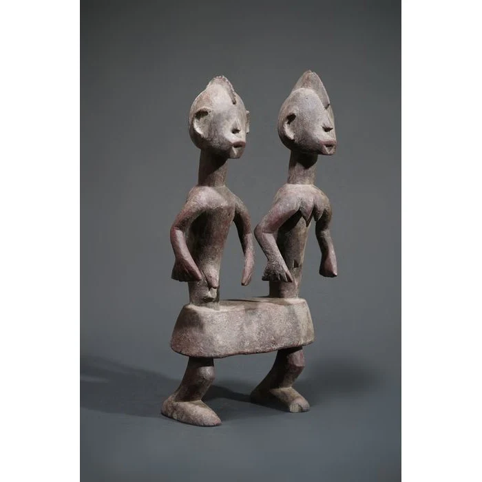 Chamba Couple Sculpture, Nigeria #981 - Image 3