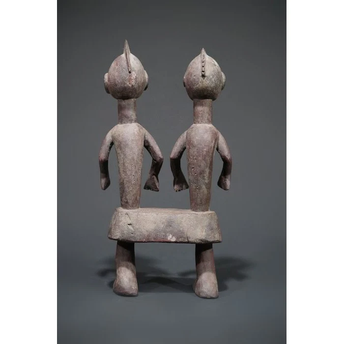Chamba Couple Sculpture, Nigeria #981 - Image 4