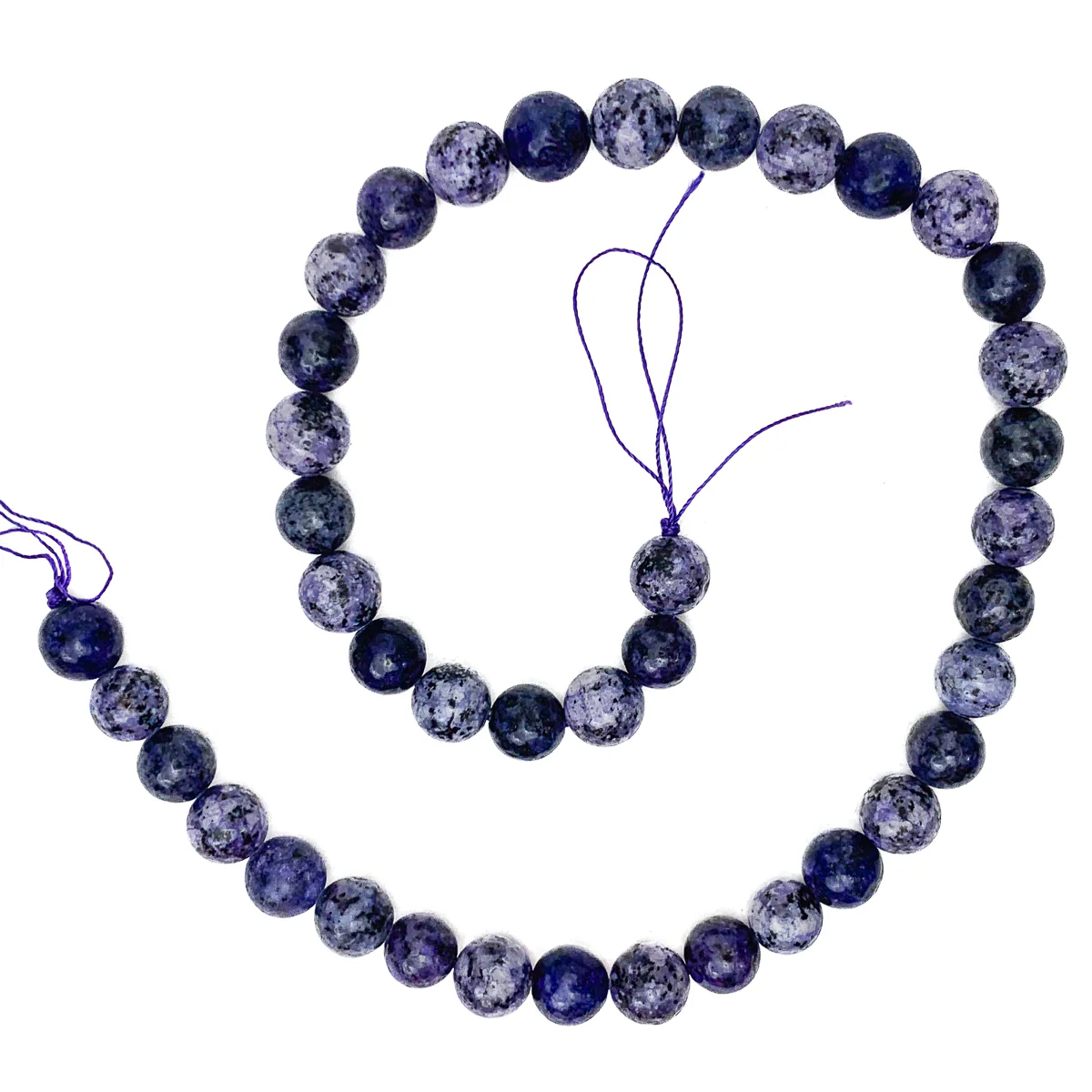 Charoite 10mm Smooth Rounds Bead Strand - Image 2