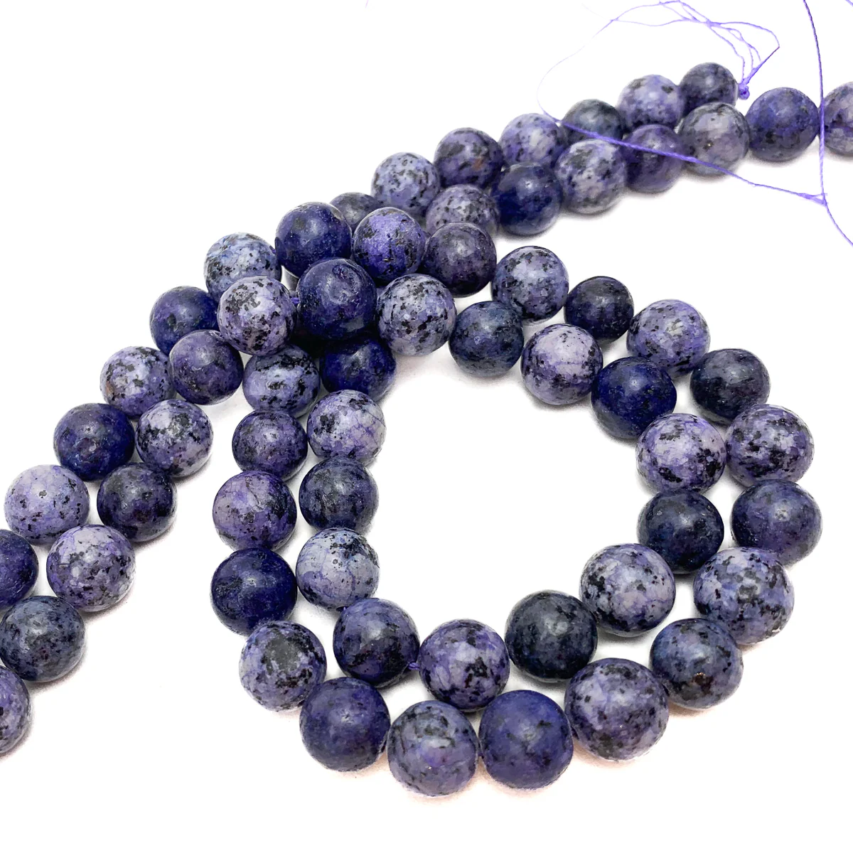 Charoite 10mm Smooth Rounds Bead Strand - Image 3