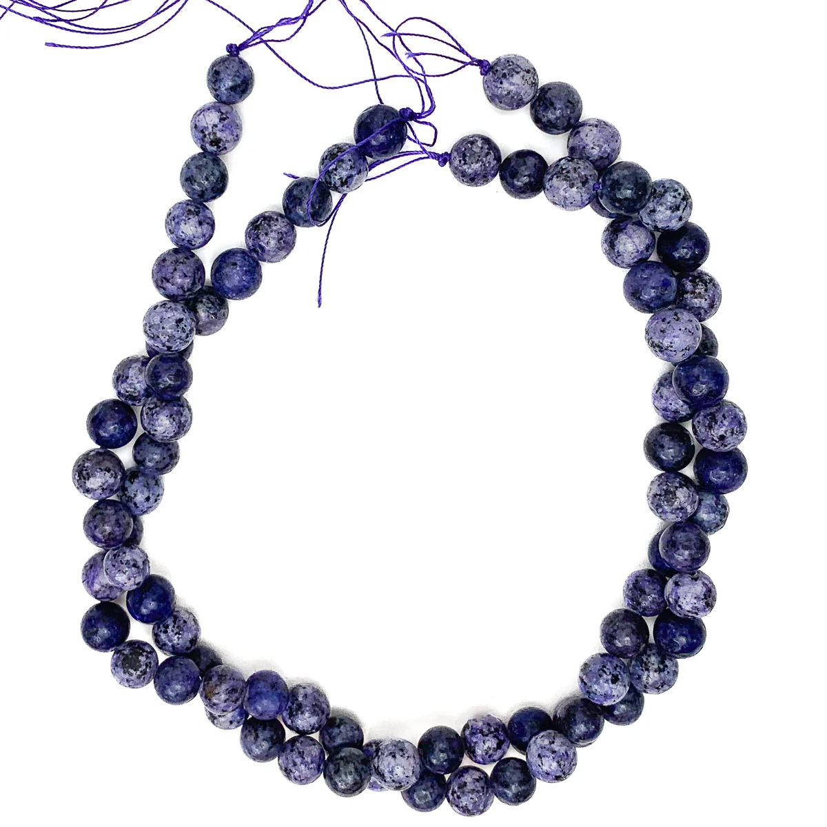 Charoite 10mm Smooth Rounds Bead Strand - Image 6
