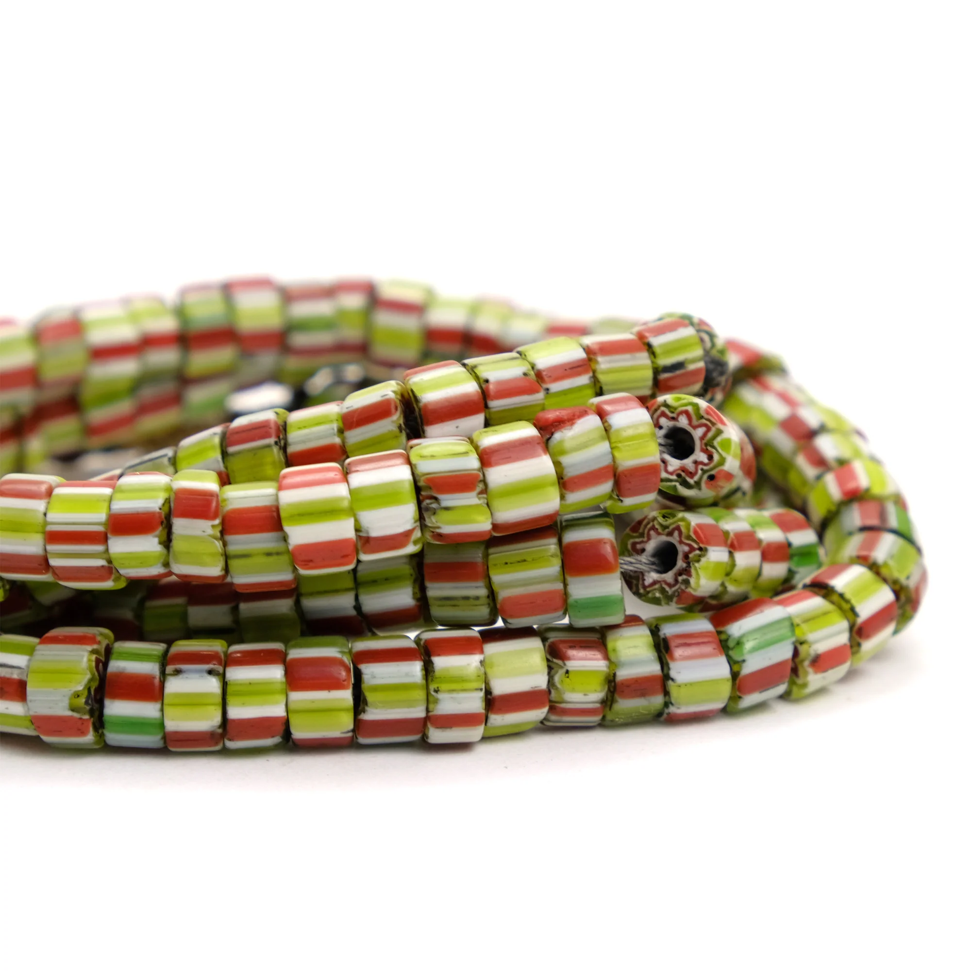 Chevron Slices Bead Strand / Necklace #6 - Image 2