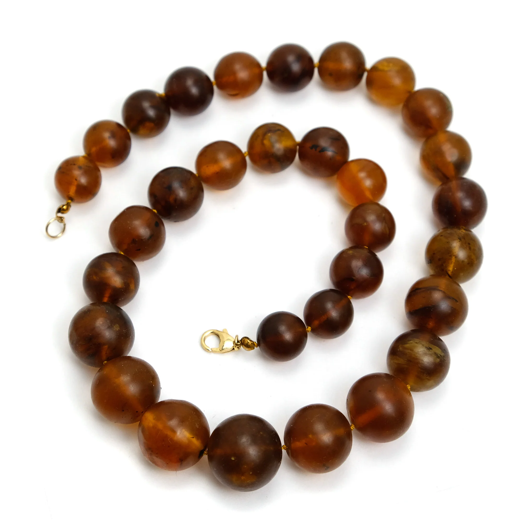 Chin State Fine Amber Necklace #2 - Image 2