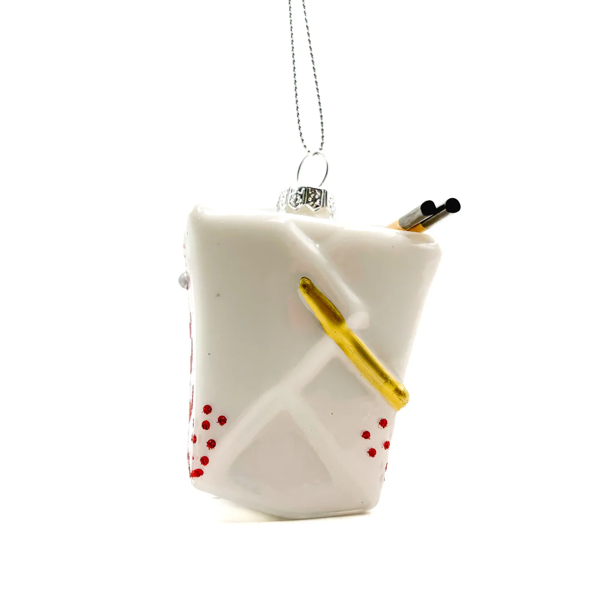 Chinese Take-Out Box Glass Ornament - Image 5