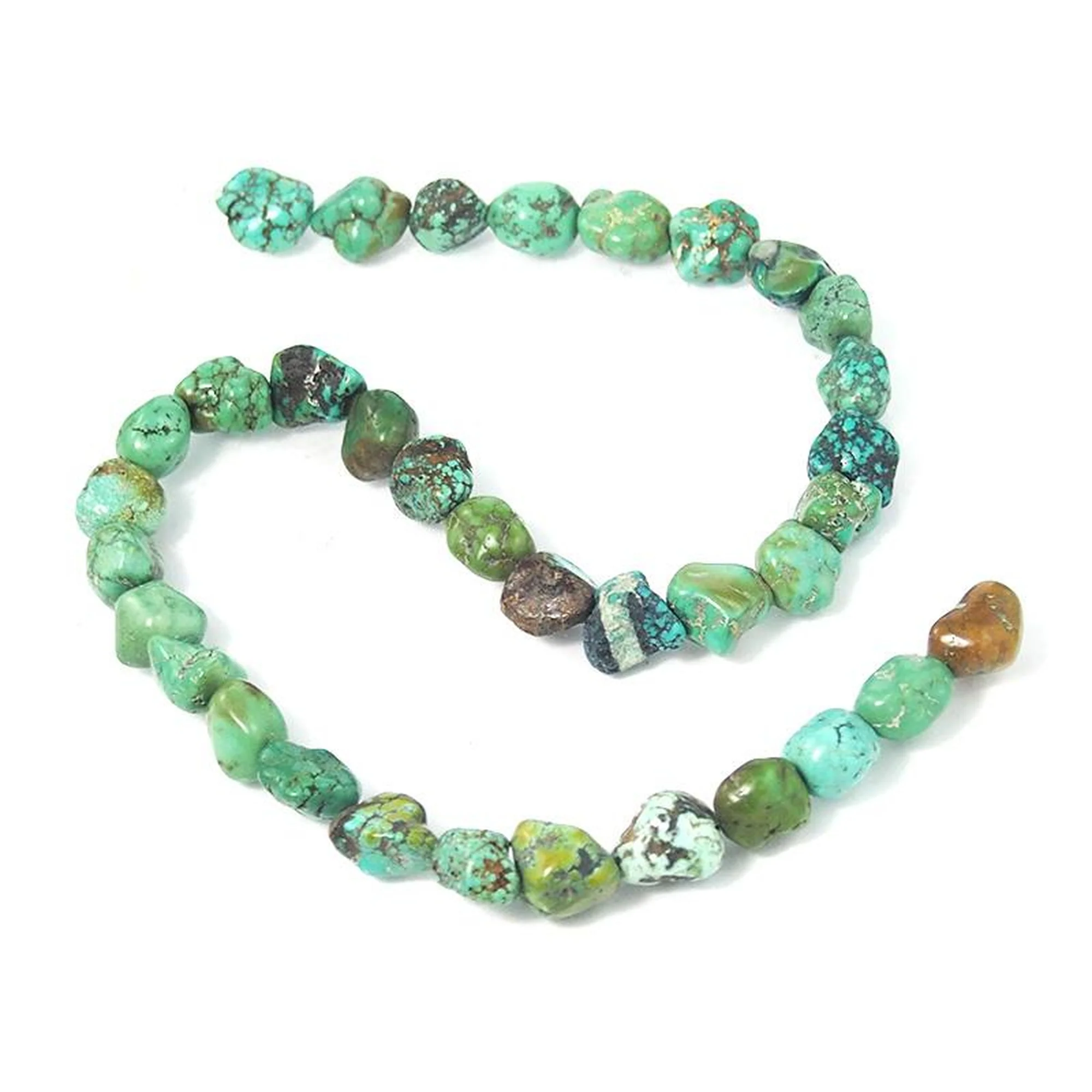 Tibetan Turquoise Nugget Strand Small - Image 5