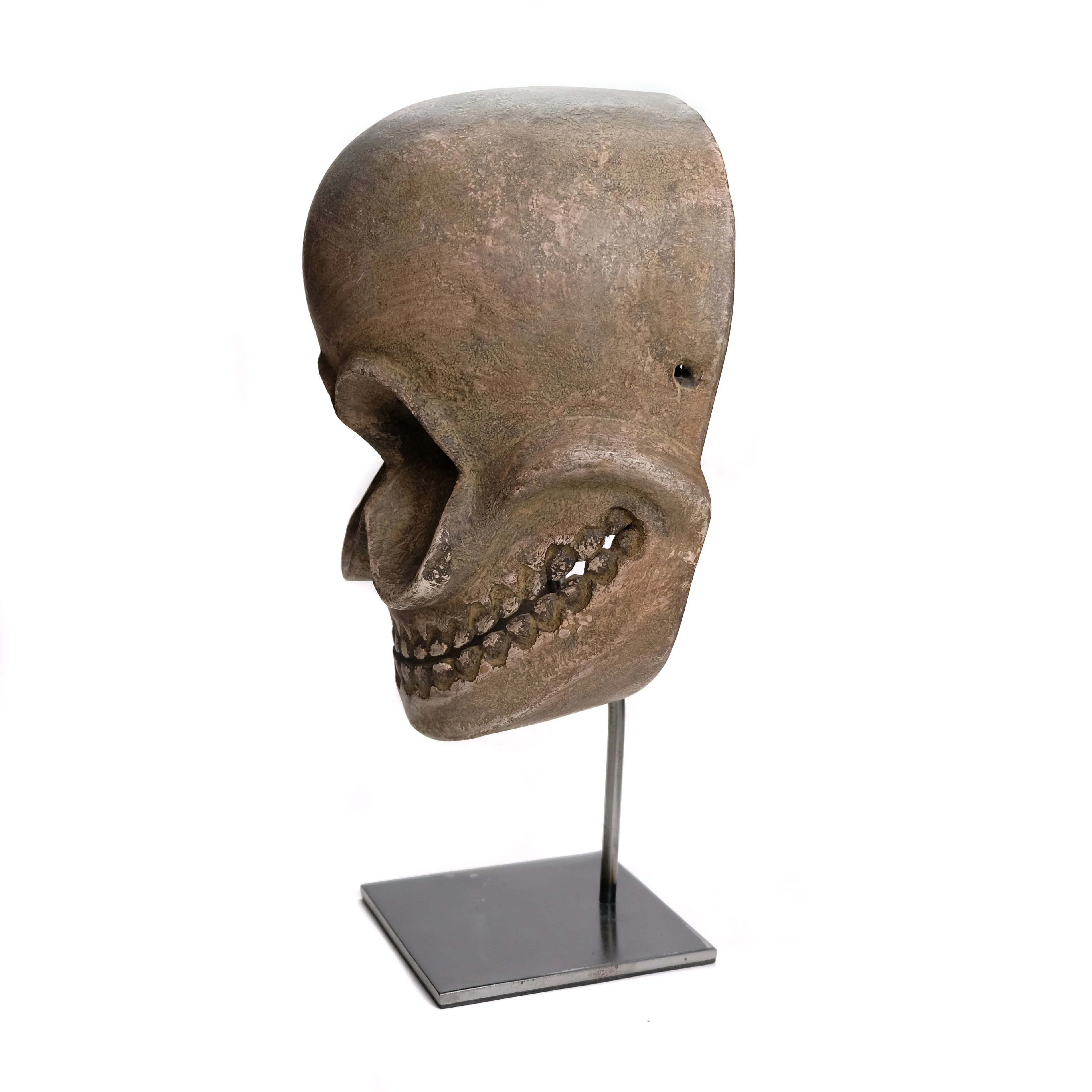Chitipati Wooden Skull Mask, C - Image 2