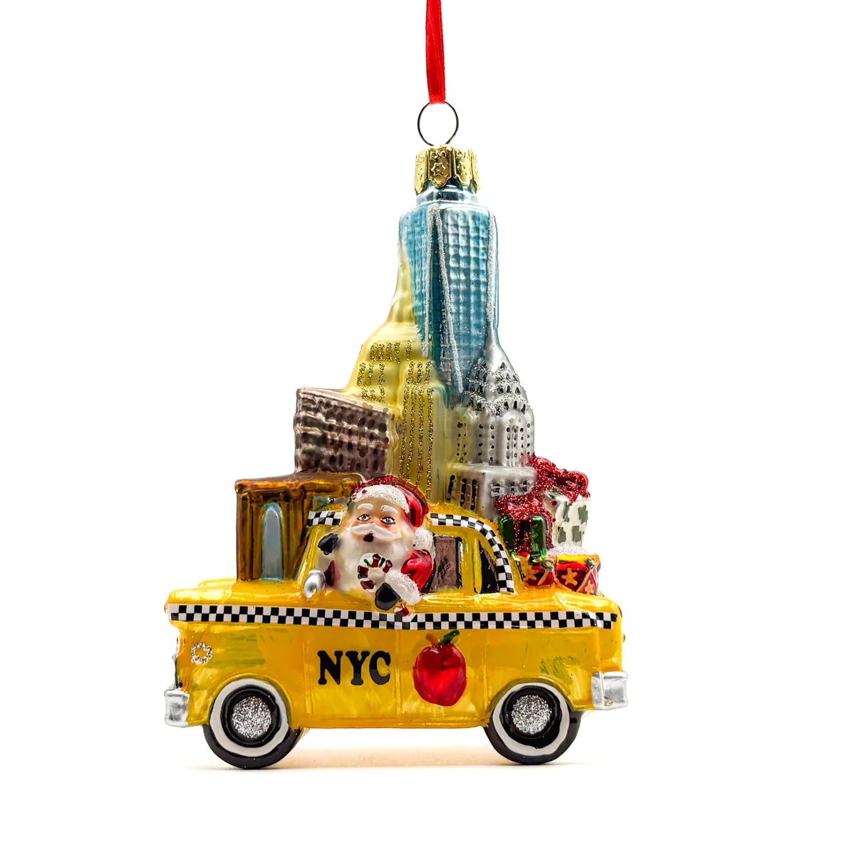 Christmas In New York Glass Ornament - Image 5