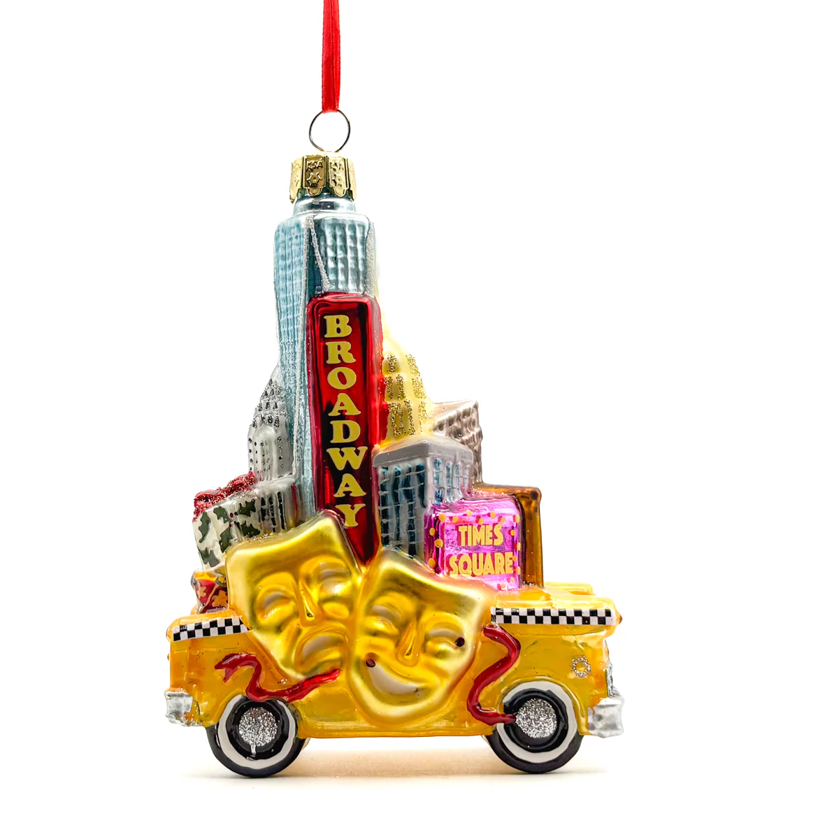 Christmas In New York Glass Ornament - Image 6