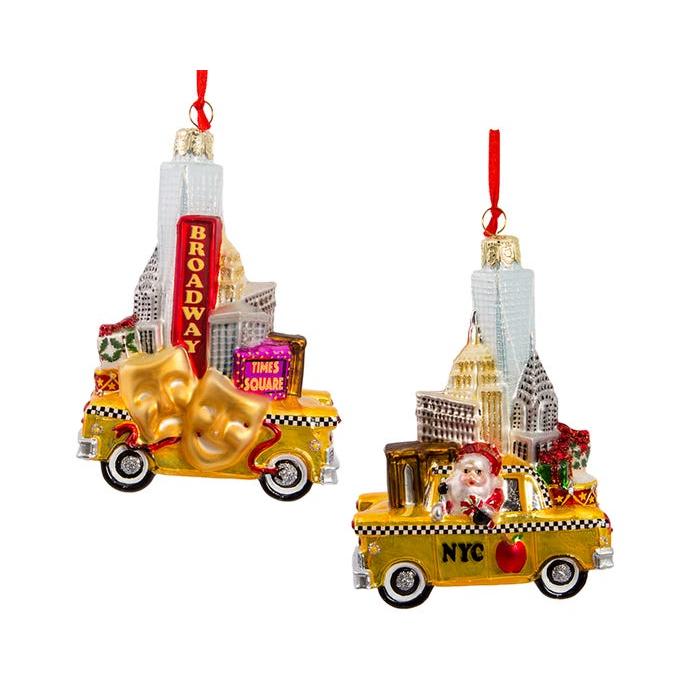 Christmas In New York Glass Ornament - Image 7