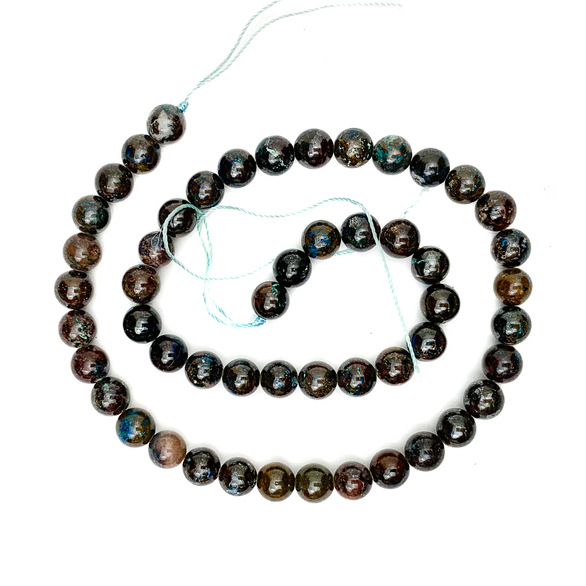 Chrysocolla 8mm & 10mm Smooth Rounds - Image 3