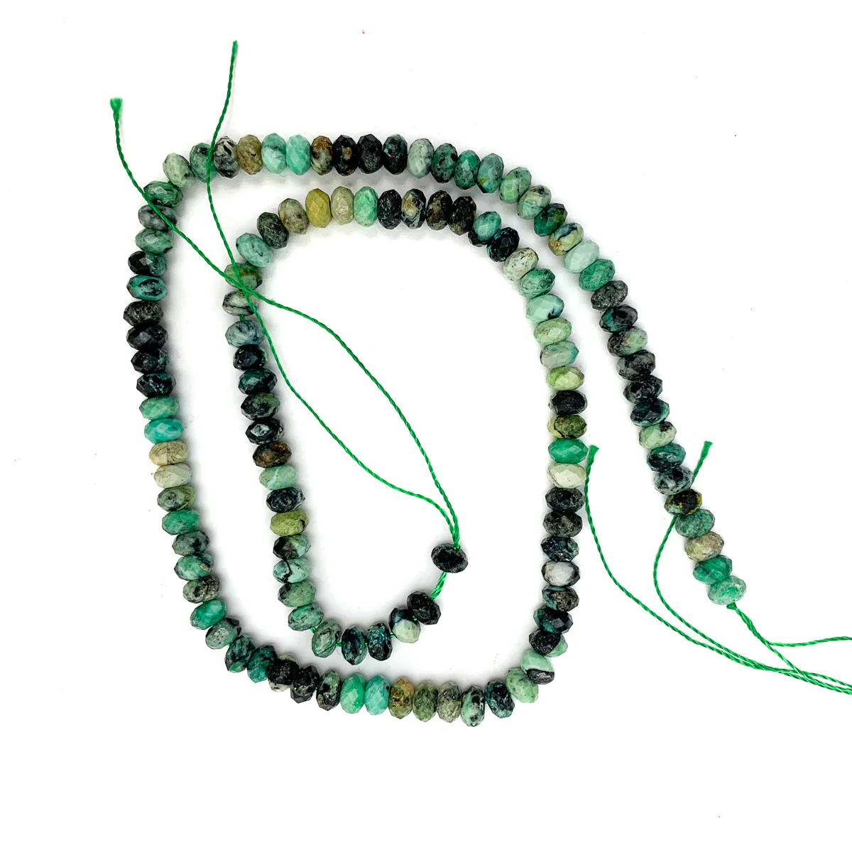 Chrysoprase 5mm Faceted Rondelles - Image 2