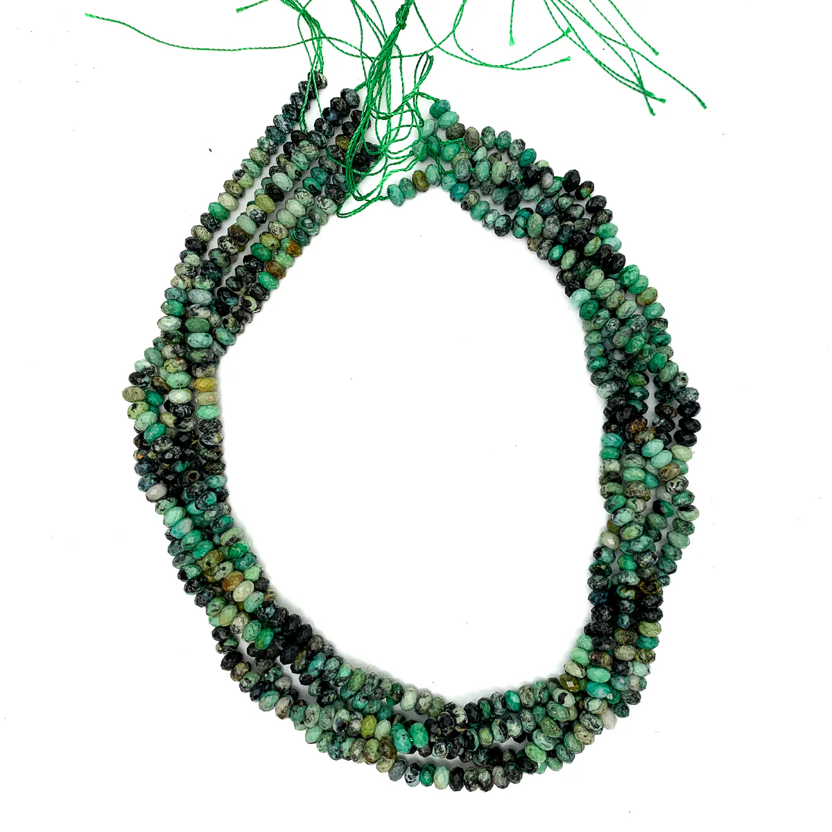 Chrysoprase 5mm Faceted Rondelles - Image 3