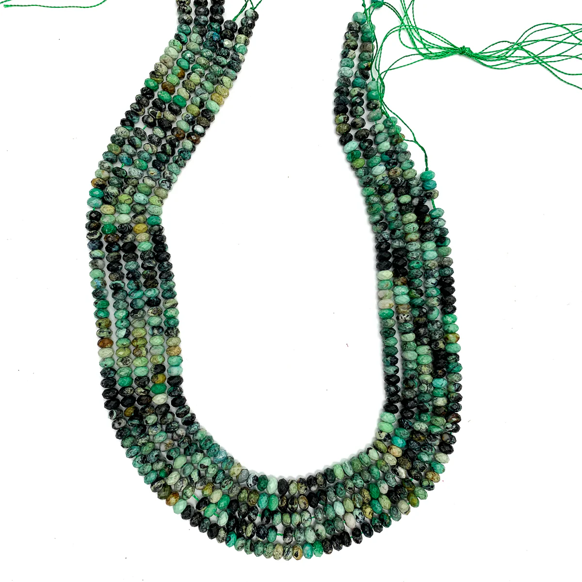 Chrysoprase 5mm Faceted Rondelles - Image 4