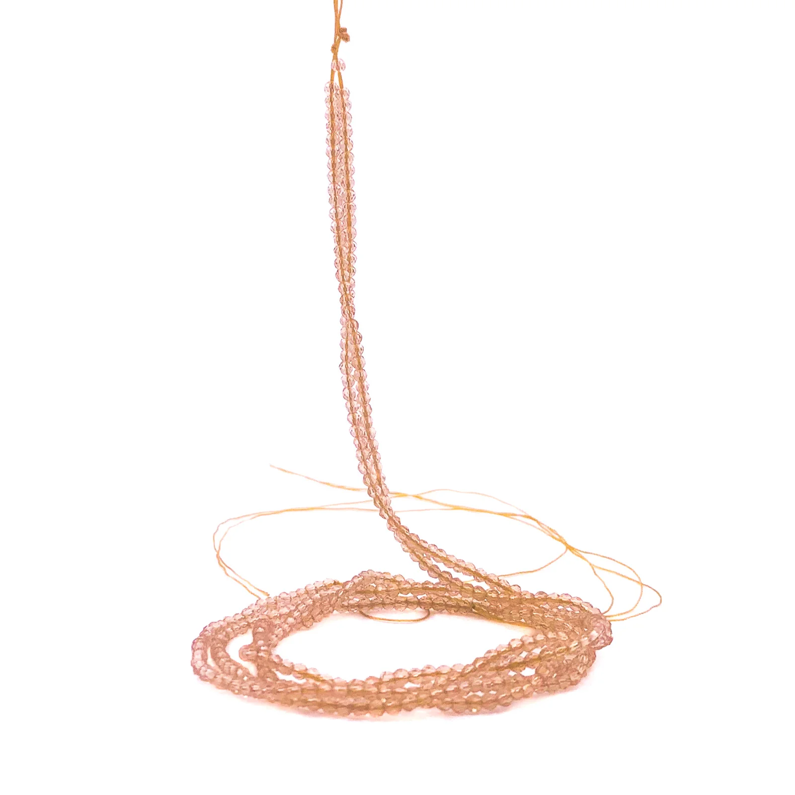 Citrine 2mm Faceted Rounds Bead Strand - Image 6