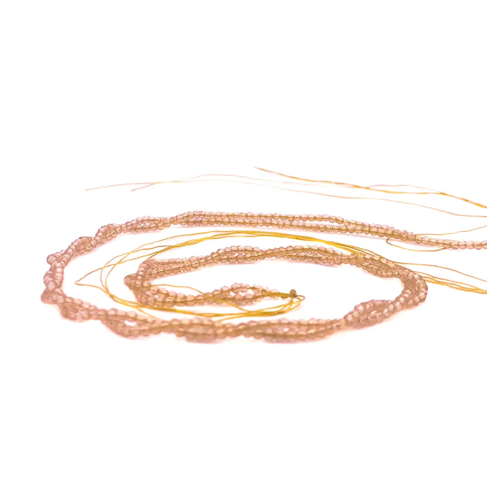 Citrine 2mm Faceted Rounds Bead Strand - Image 7