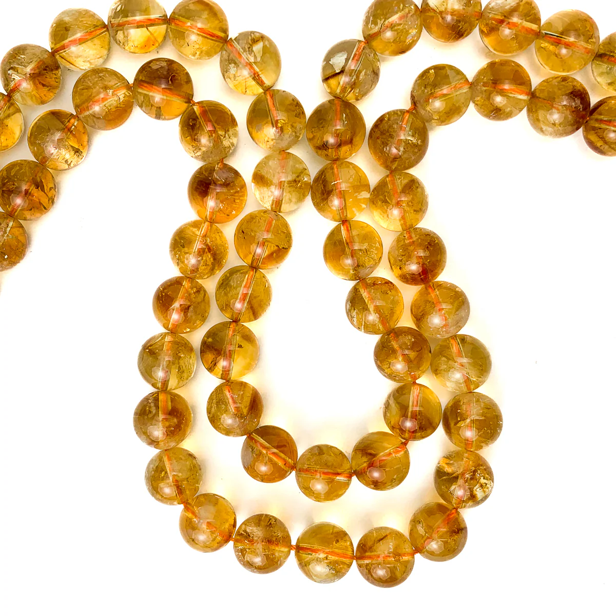 Citrine "AAA" 10mm Smooth Rounds - Image 2