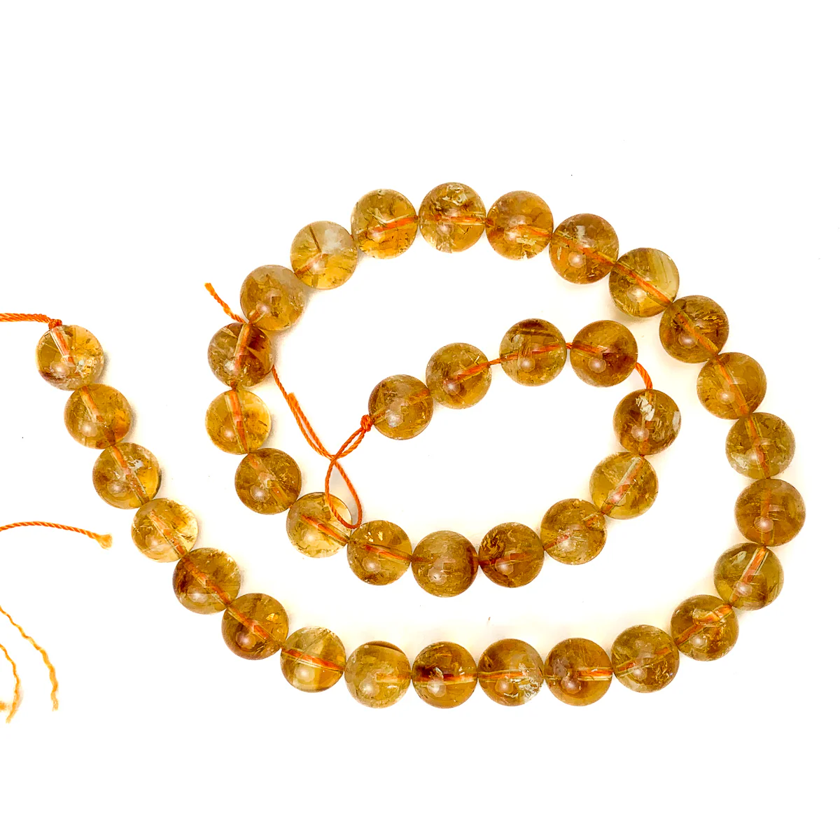 Citrine "AAA" 10mm Smooth Rounds - Image 3