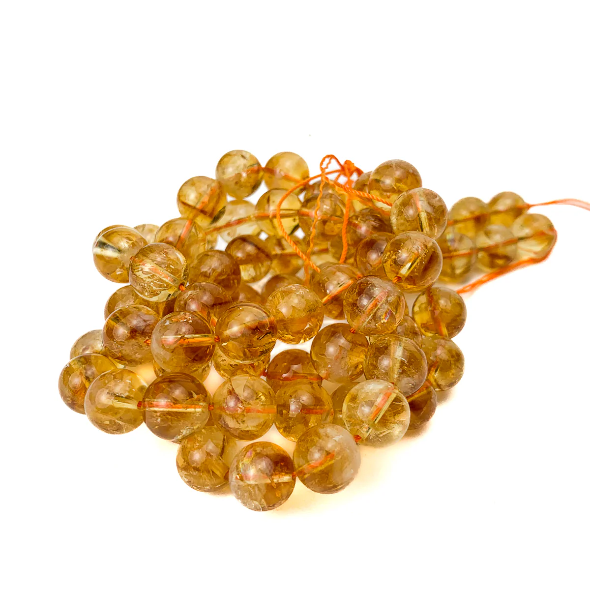 Citrine "AAA" 10mm Smooth Rounds - Image 4