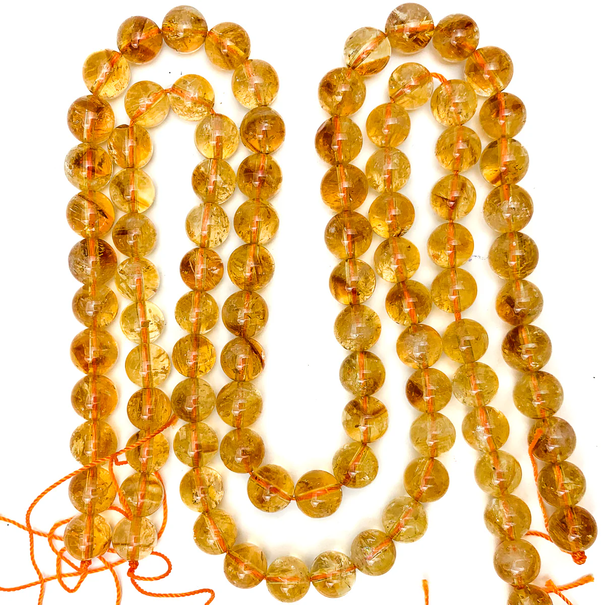 Citrine AAA, AA Smooth Rounds in 8mm, 9mm & 12mm - Image 2