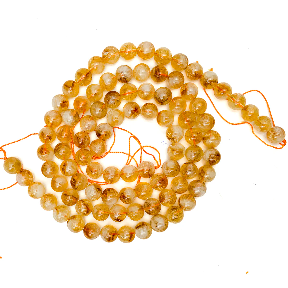 Citrine AAA, AA Smooth Rounds in 8mm, 9mm & 12mm - Image 3