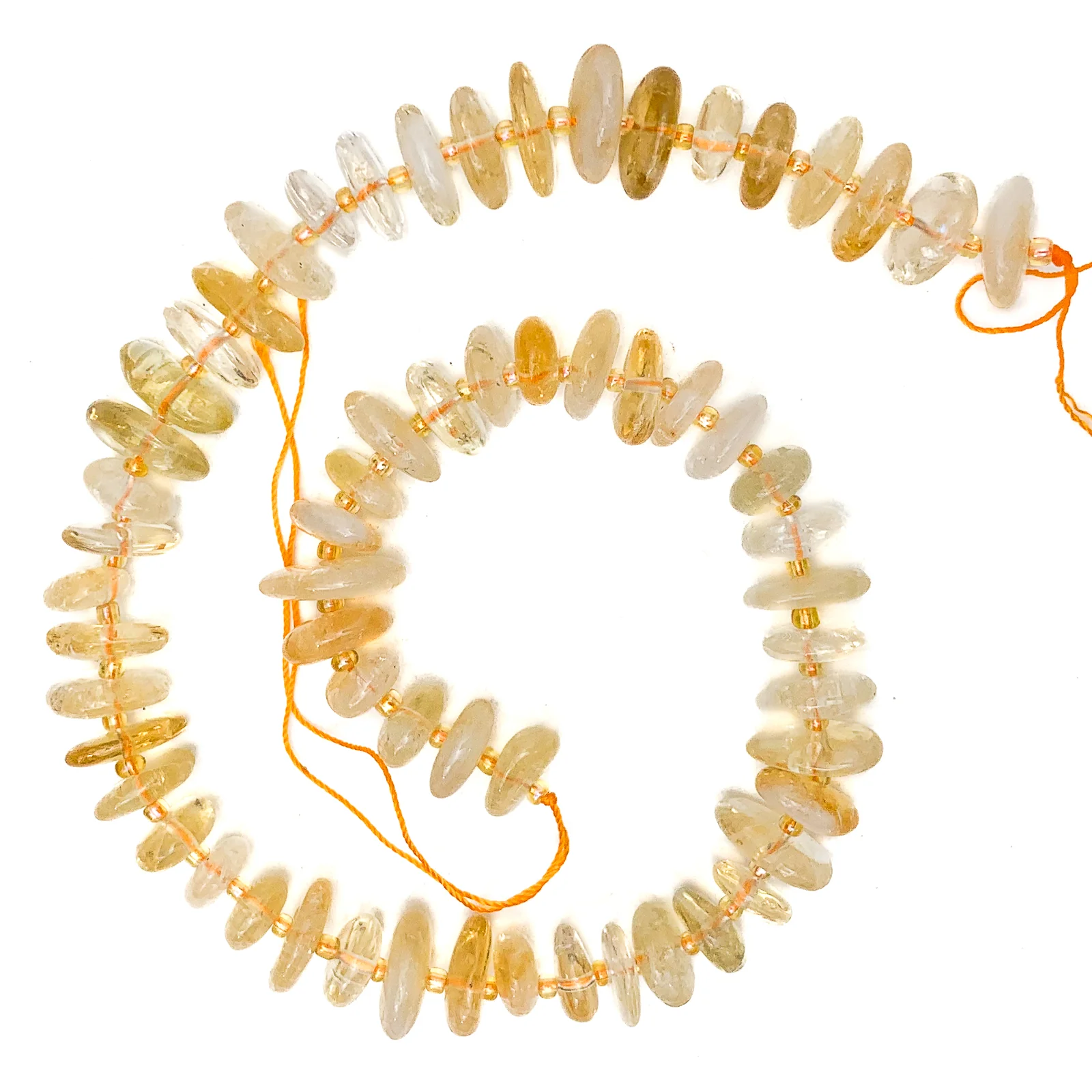 Citrine Fine Tears Bead Strand - Image 2