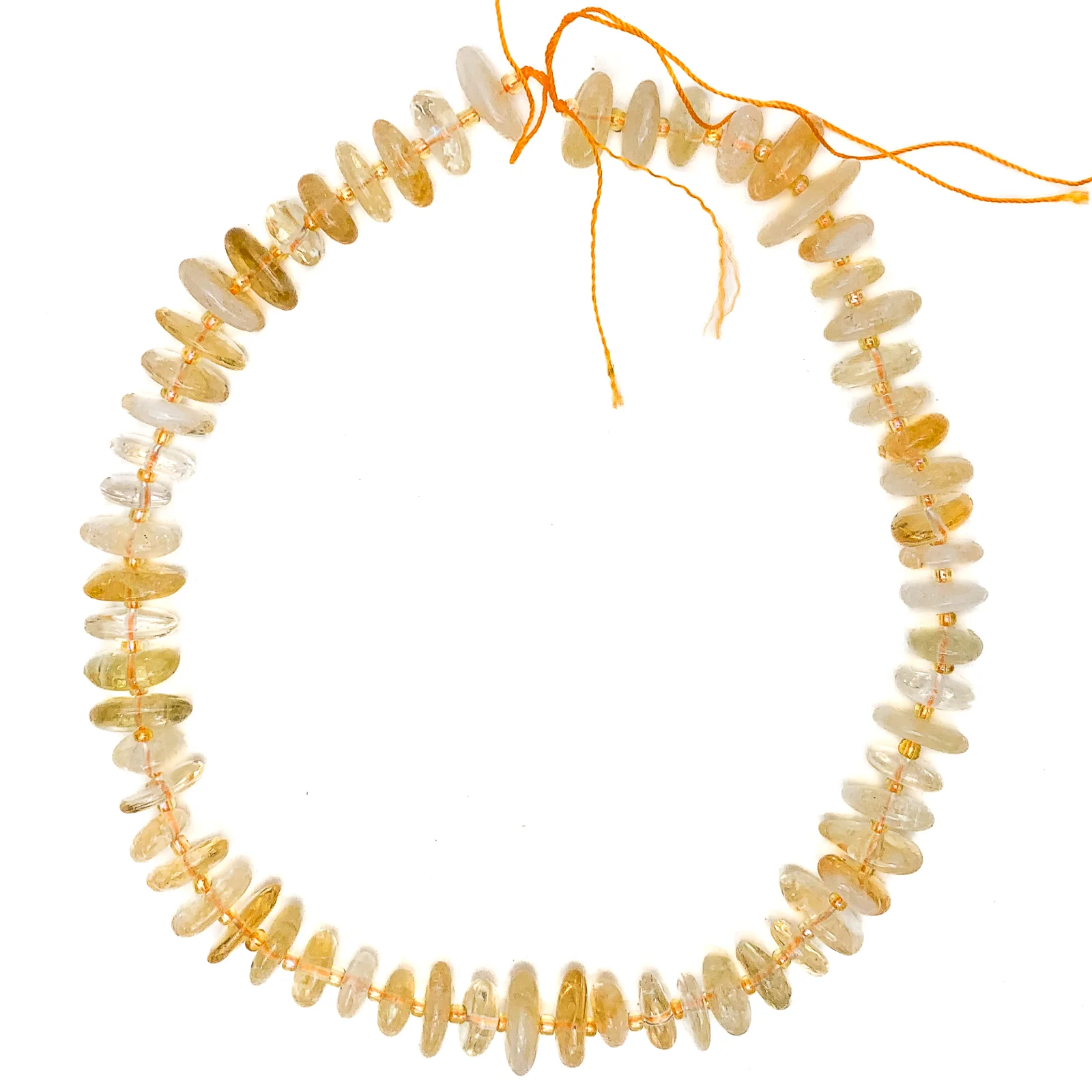 Citrine Fine Tears Bead Strand - Image 3