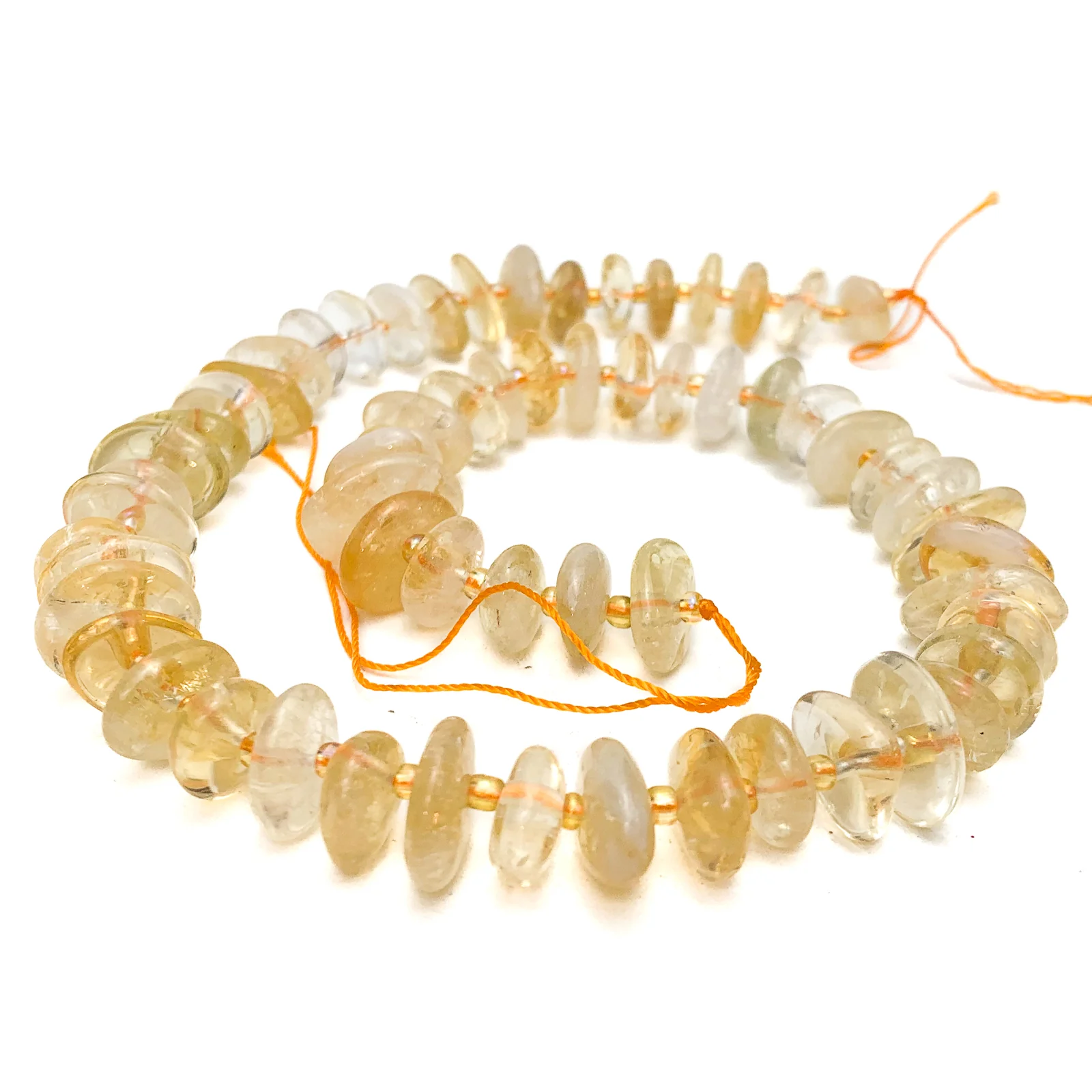 Citrine Fine Tears Bead Strand - Image 4