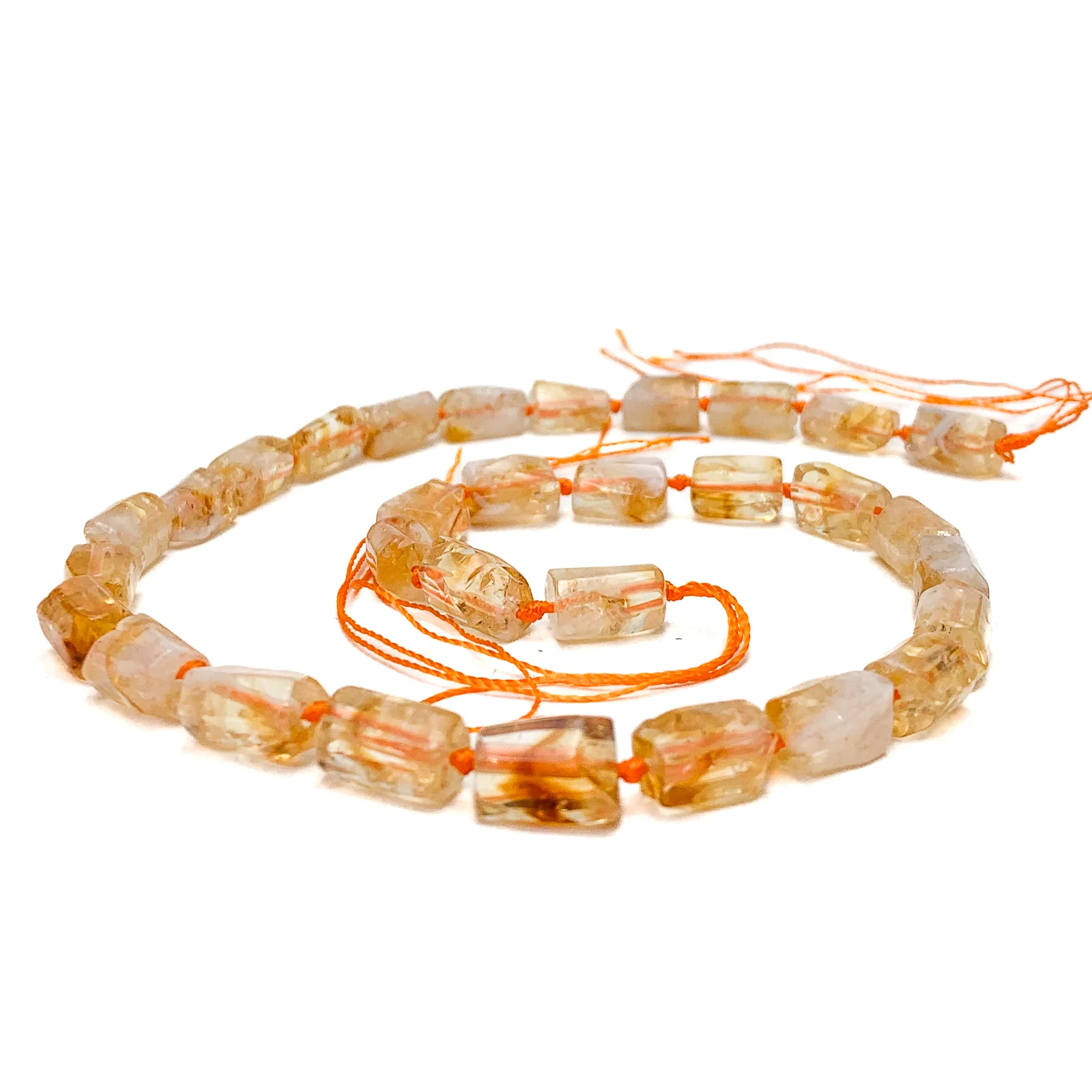 Citrine Small Rectangles Bead Strand - Image 4