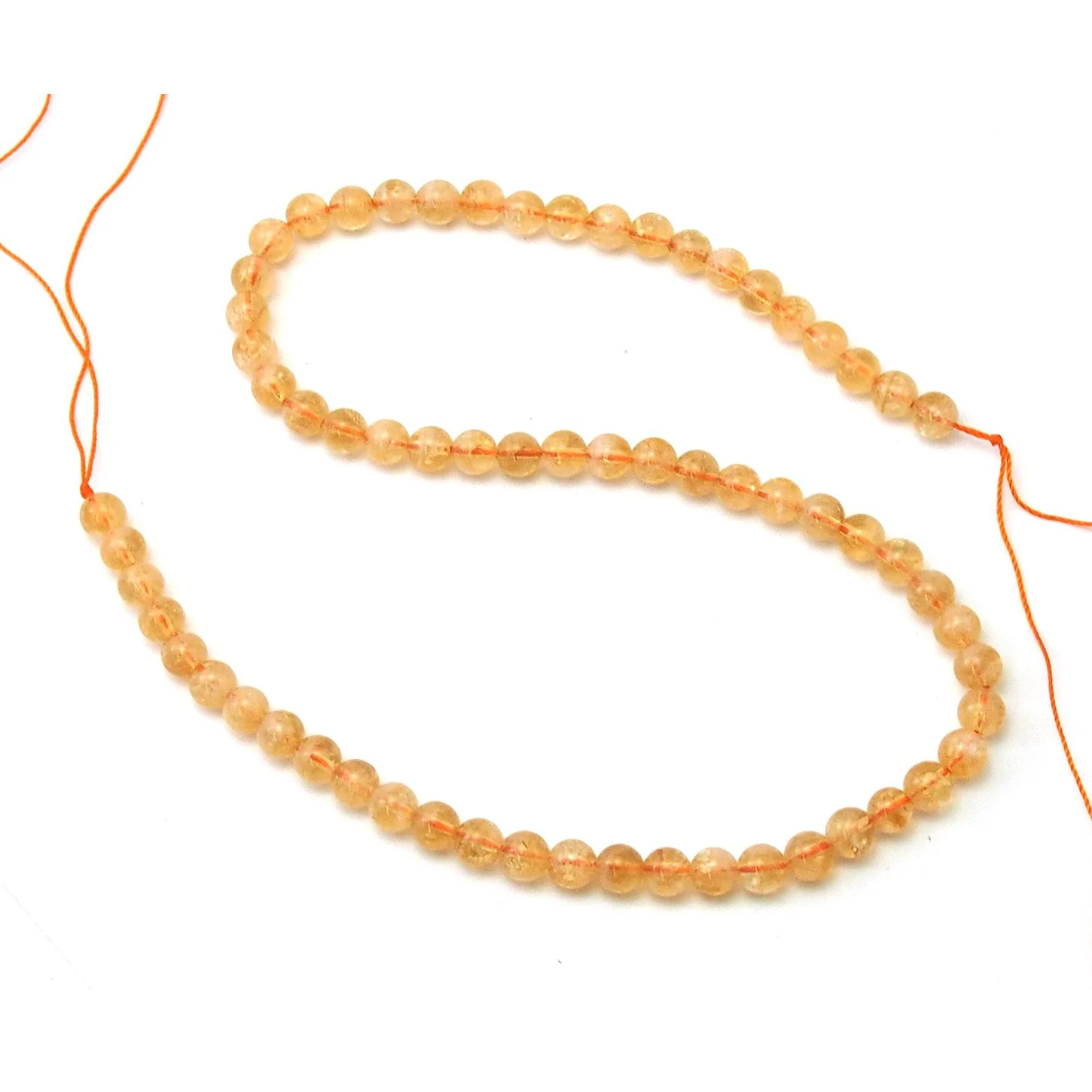 Citrine Smooth Rounds 6mm - Image 2