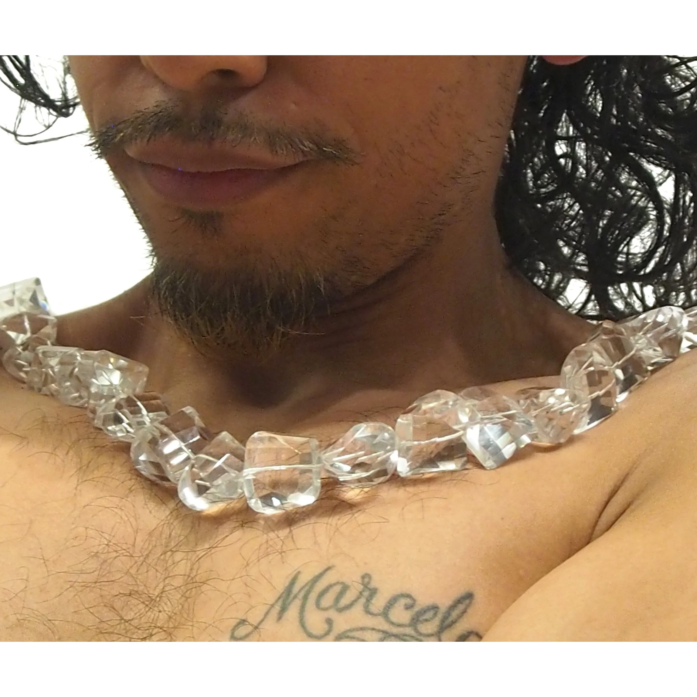 Clear Quartz Faceted Chunk Strand - Image 2