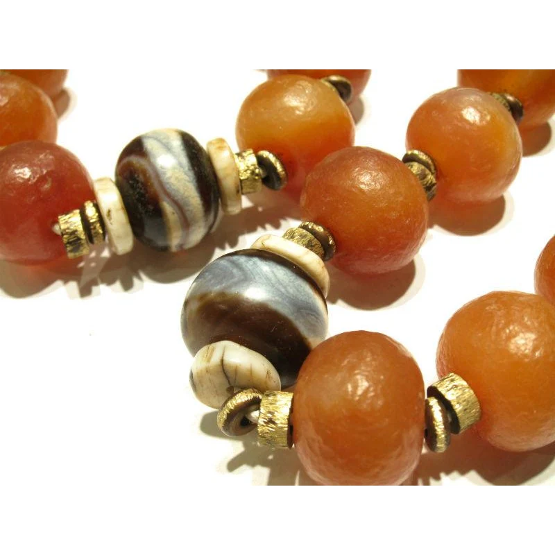 Contemporary Indian Carnelian Heirloom Necklace 1 - Image 4