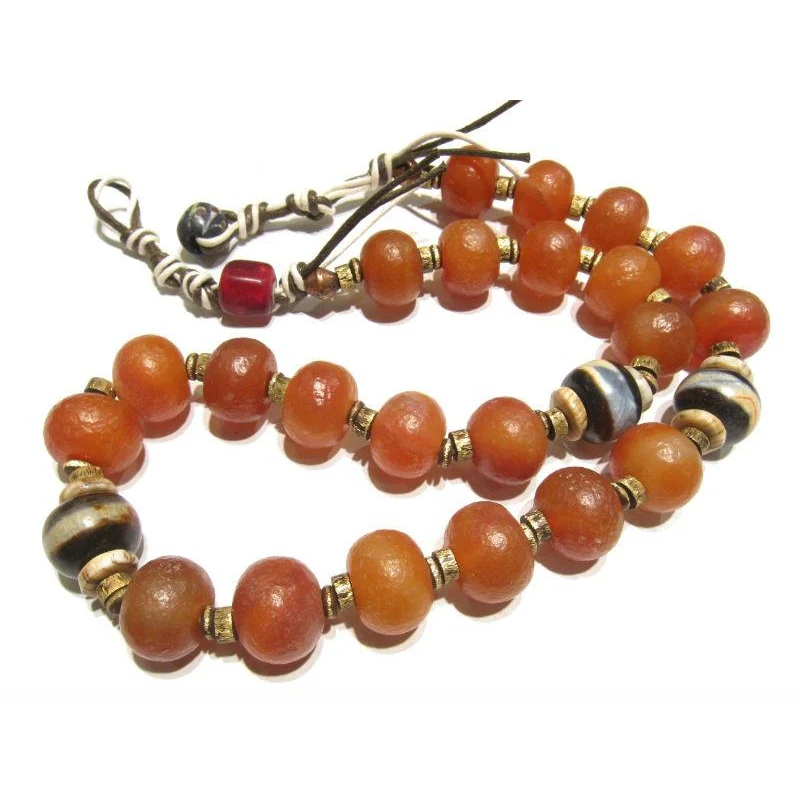 Contemporary Indian Carnelian Heirloom Necklace 1 - Image 6