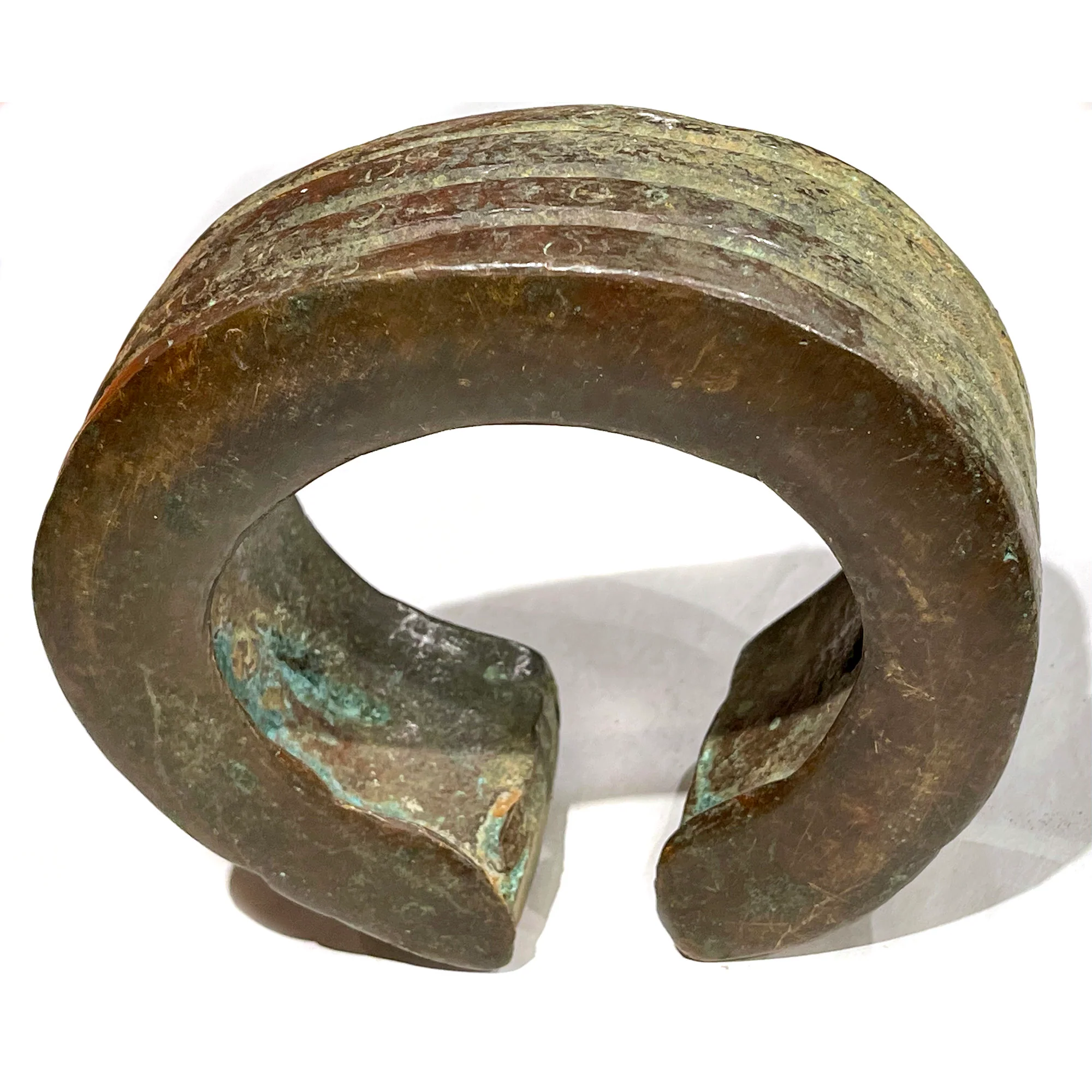 Copper Anklet Large and Heavy 19th Century Dowry Wealth/ Currency from Zaire - Image 3
