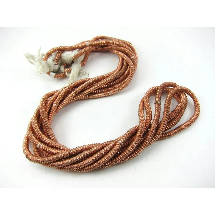 Copper Hishi Bead Strand - Image 2