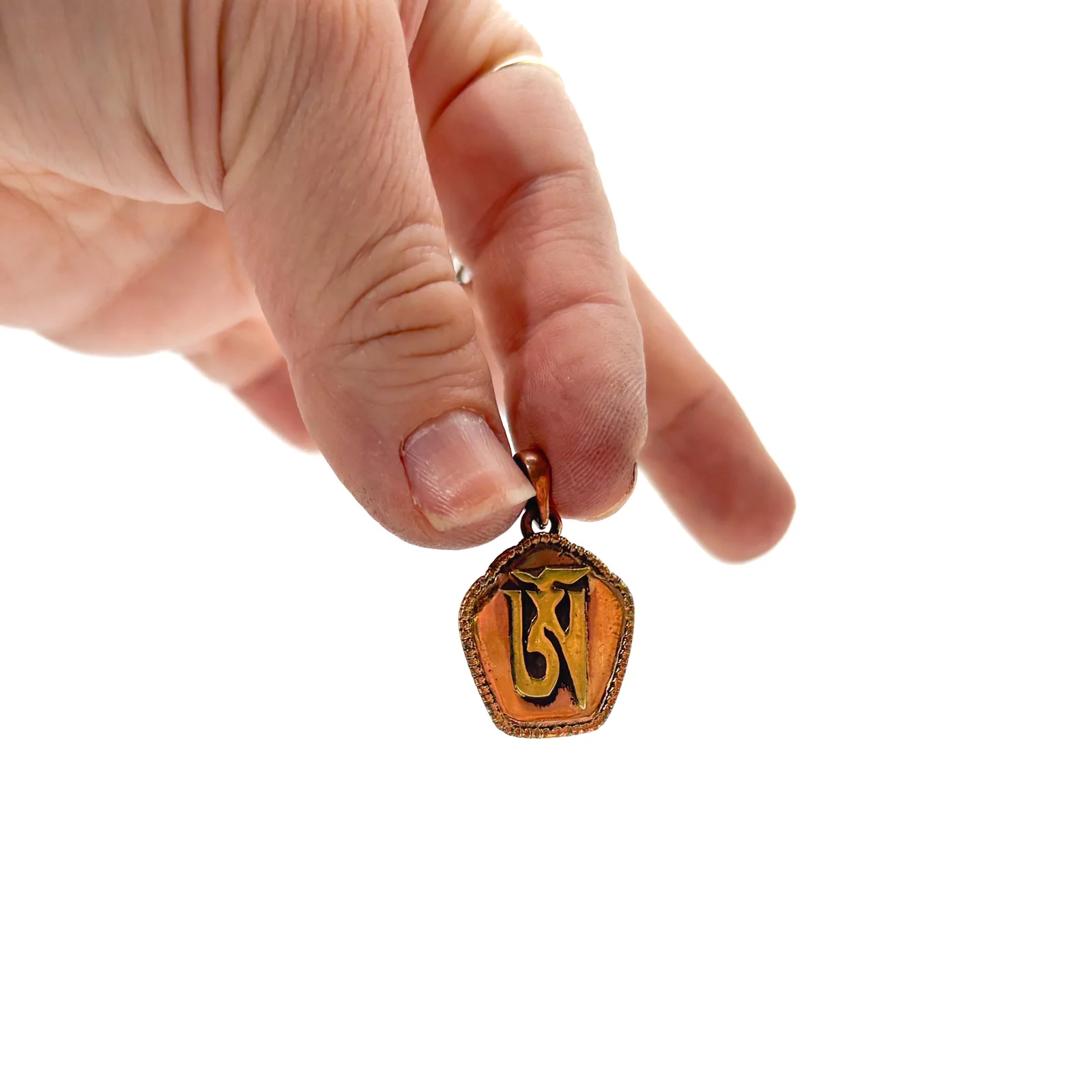 Copper Gau Pendant Amulet - Image 10