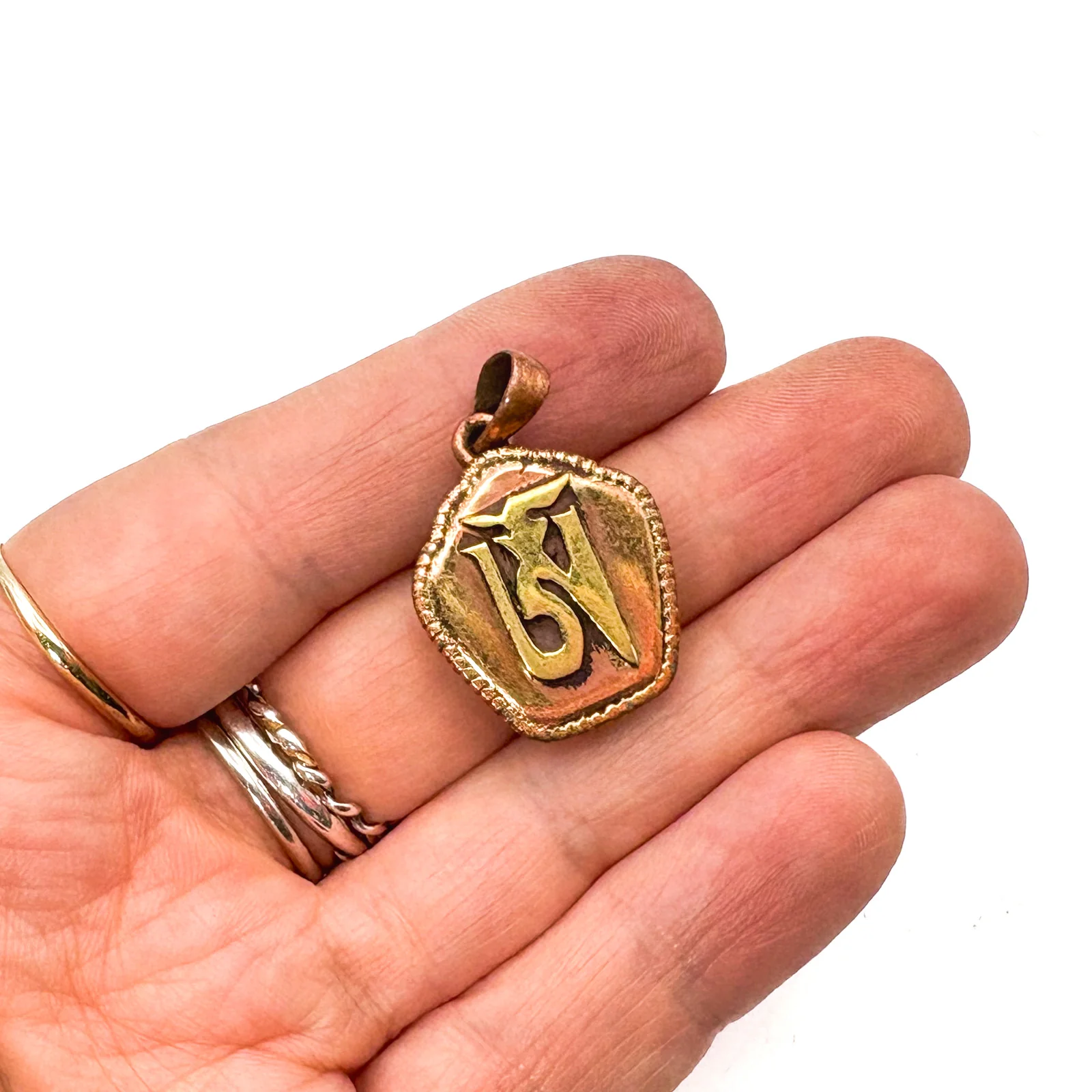 Copper Gau Pendant Amulet - Image 11