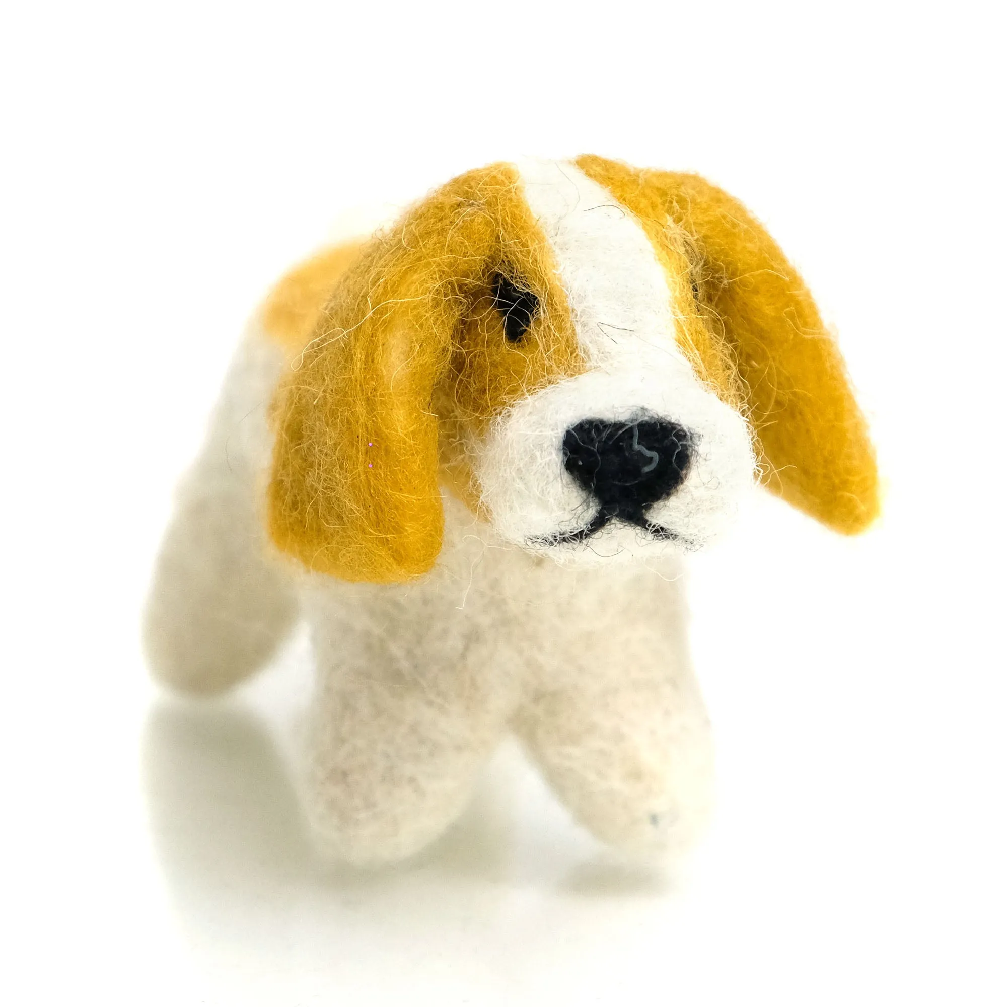 Festive Felted Dog Ornament 5 - Image 2