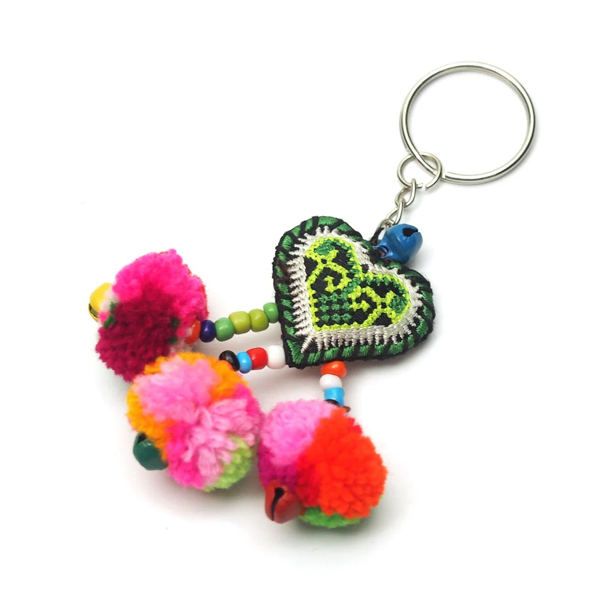 Hilltribe Bauble Keychain, C - Image 3
