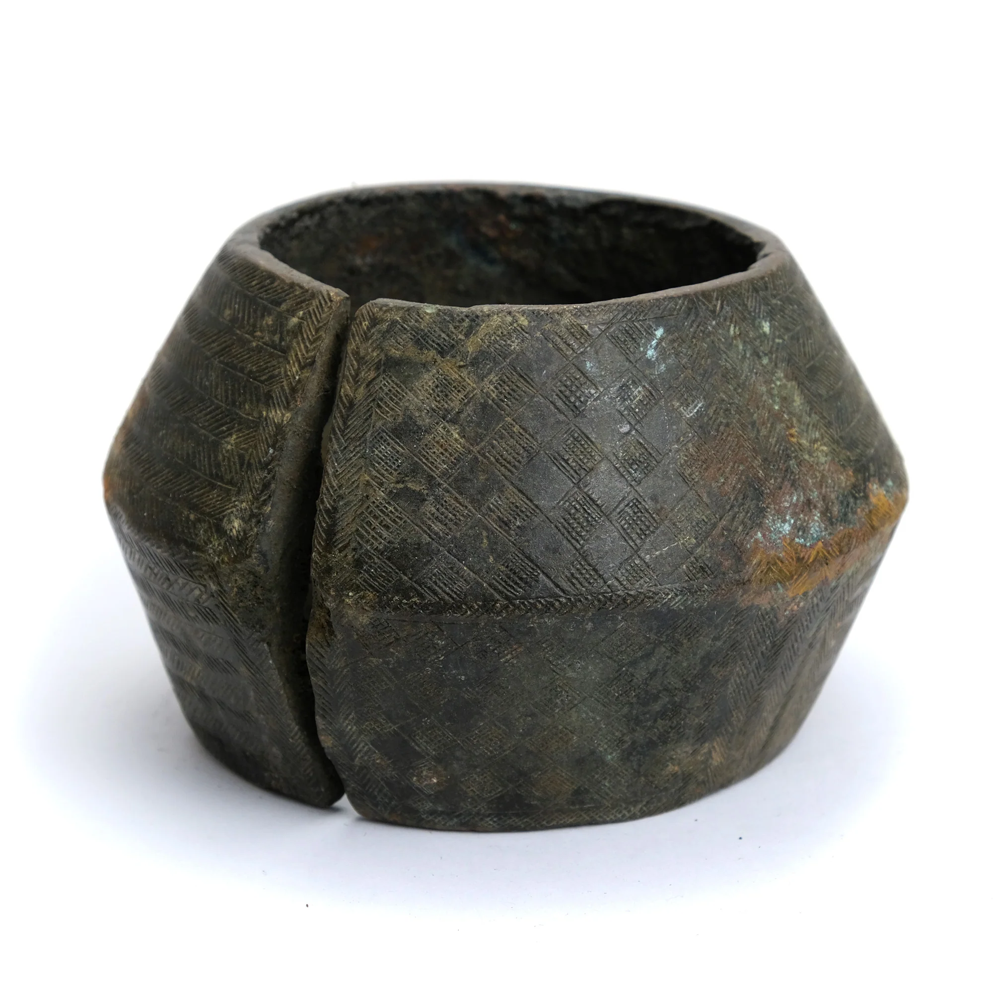 Ankle Cuff Bracelet Dowry/ Prestige Currency from Zaire Large and Impressive - Image 2