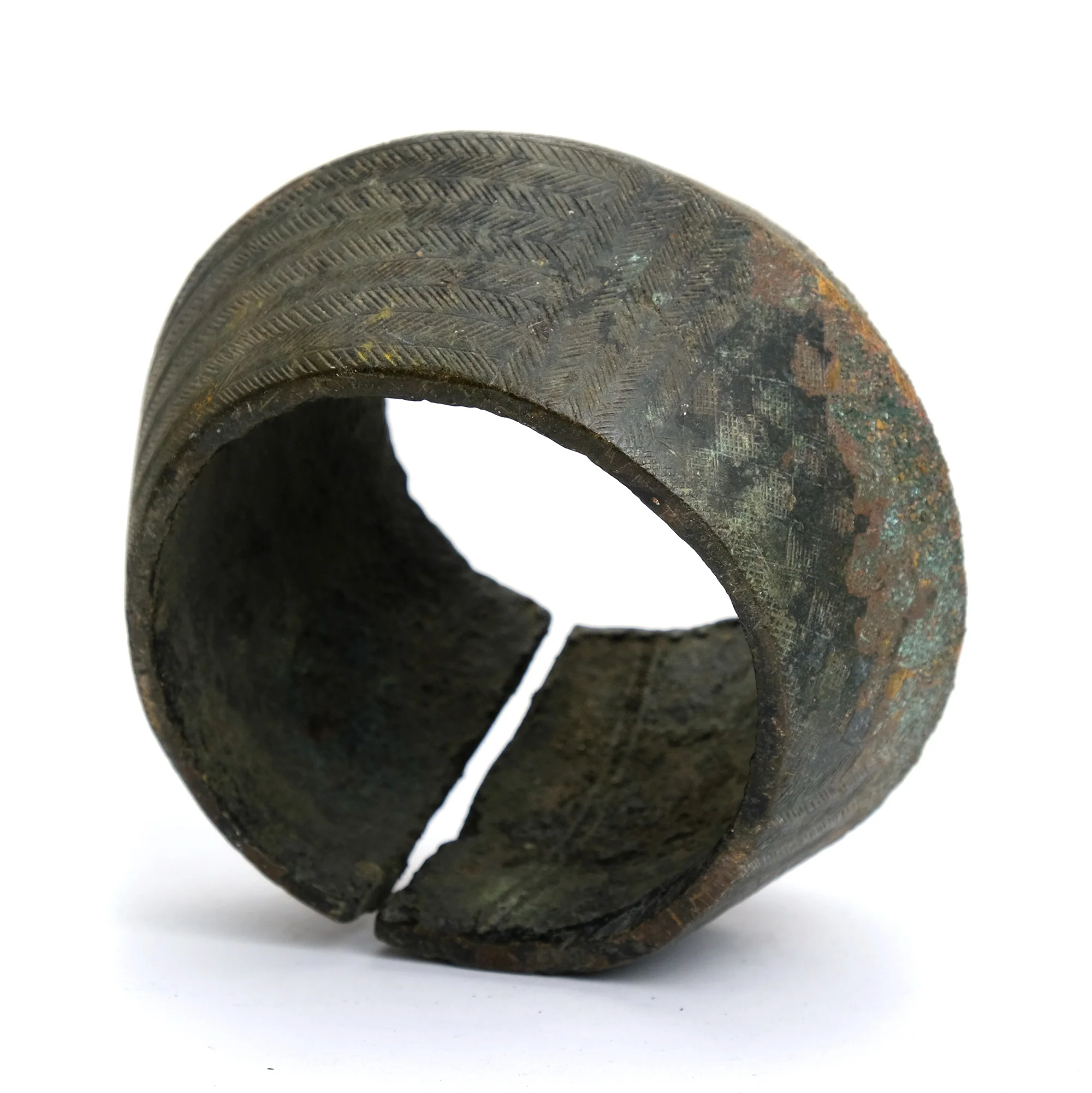 Ankle Cuff Bracelet Dowry/ Prestige Currency from Zaire Large and Impressive - Image 3